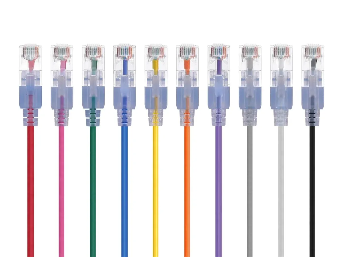 CABLE DE RED MONOPRICE SLIMRUN CAT6A 5FT COLORES